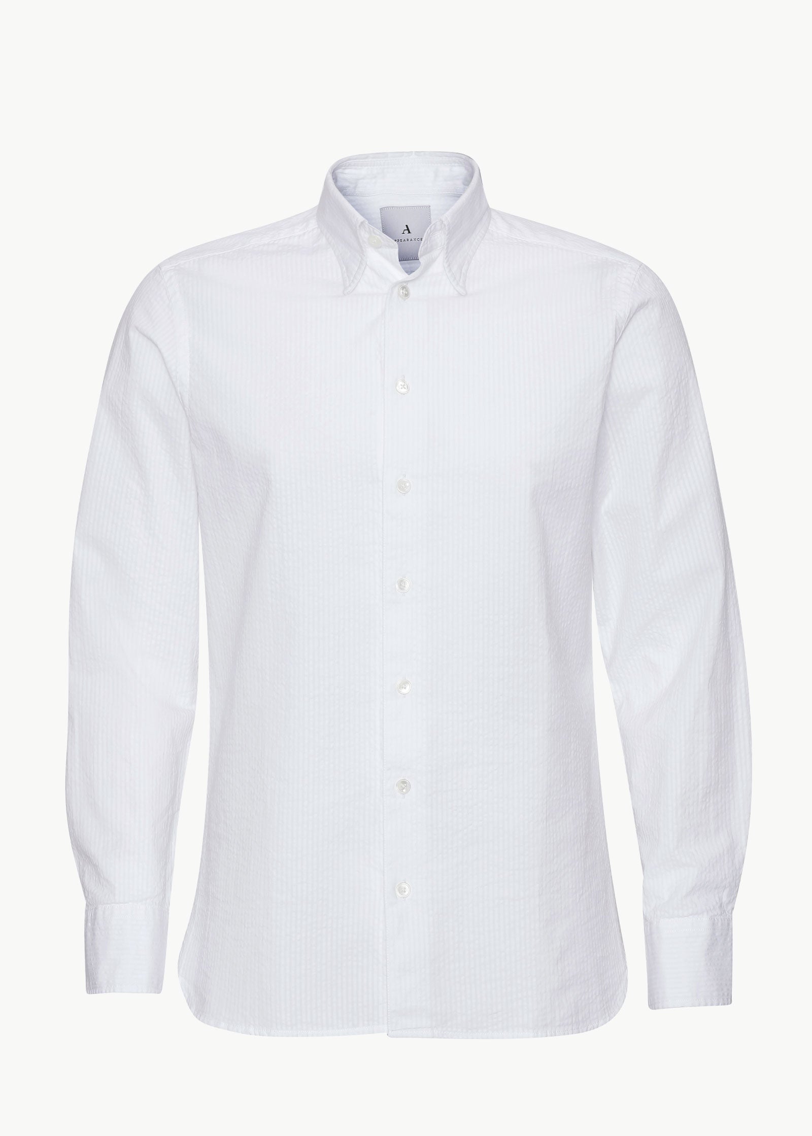 Seersucker Shirt, Pure White