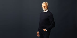 Appearance-Strik-Striktrøjer-Trøjer-Kabel-Half-Zip-Pullover-Polo-Crew-Neck-Rund-Hals-V-neck-V-hals-Lynlås-Navy-Grøn-Sand-Grå