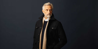 Appearance-wool-jacket-uld-jakke-twill-shirt-skjorte-halstørklæde-scarf-merino-cable-pullover