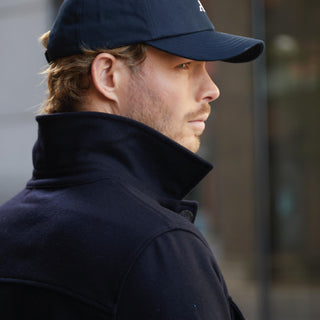 Appearance-Wool-Jacket-Uld-Jakke-Vinter-Efteraar-Moerkeblaa-Herre-Maend-Overshirt-Skjortejakke-Lommer