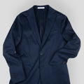 Appearance-An-Ivy-Brushed-Cotton-Jacket-Blazer-Jakke-Navy-Moerkeblaa-Blaa-Herre-Maend-Men-Unstructured-Bomuld-Skjorte-Business-Kontor-Casual-Jeans