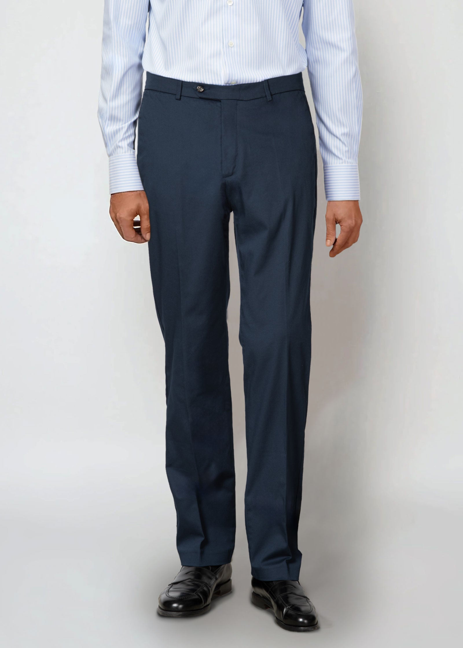 Regular-Fit Chino Trousers, Navy