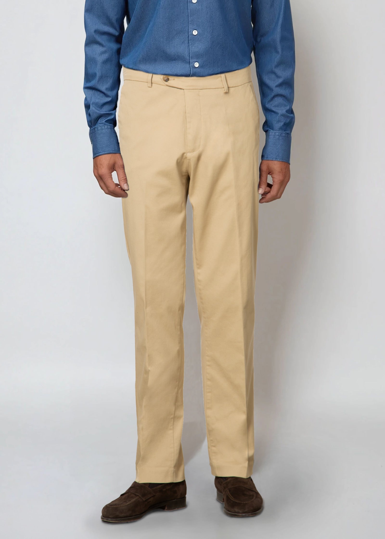 Regular-Fit Chino Trousers, Sand