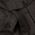 Appearance-An-Ivy-Flannel-Blouson-Jacket-Jakke-Brown-Brun-Vindtaet-Regntaet-Waterproof-Padded-Uld-Wool-Men-Maend-Herre