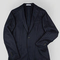 Appearance-An-Ivy-Flannel-Jacket-Blazer-Jakke-Navy-Moerkeblaa-Blaa-Herre-Maend-Men-Unstructured-Wool-Uld-Business-Kontor-Casual-Pullover-Sand-Halstørklæde-Scarfs