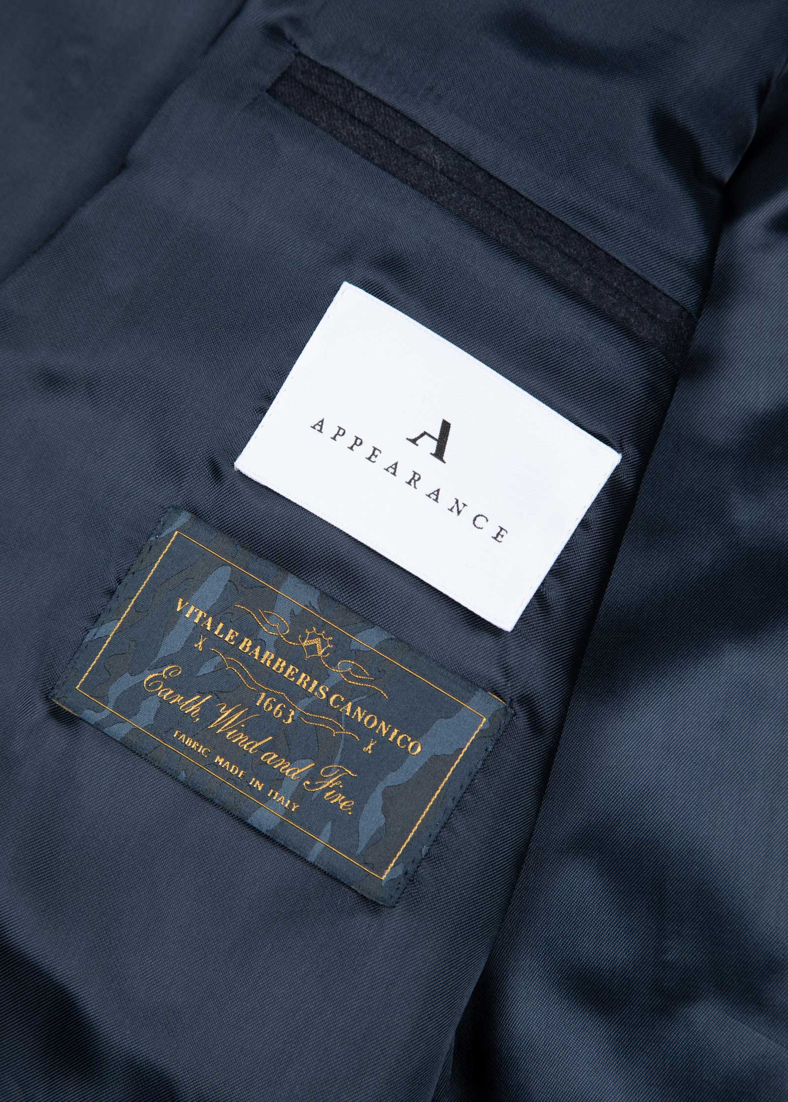 Appearance-An-Ivy-Flannel-Vest-Navy-Blaa-Moerkeblaa-Vindtaet-Regntaet-Waterproof-Padded-Gillet-Uld-Wool-Men-Maend-Herre-Men-Maend-Herre-Business-Casual-Kontor-Over-Tøj-Herre