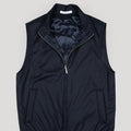 Appearance-An-Ivy-Flannel-Vest-Navy-Blaa-Moerkeblaa-Vindtaet-Regntaet-Waterproof-Padded-Gillet-Uld-Wool-Men-Maend-Herre-Men-Maend-Herre-Business-Casual-Kontor-Over-Tøj-Herre