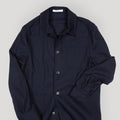 Appearance-An-Ivy-Flex-Wool-Shirt-Jacket-Jakke-Skjortejakke-Overshirt-Navy-Blaa-Lommer-Knapper-Herre-Maend-Men