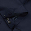 Appearance-An-Ivy-Hopsack-Jacket-Blazer-Peak-Lapel-Jakke-Navy-Moerkeblaa-Blaa-Herre-Maend-Men-Krylfri-Uld-Wrinkle-Free