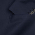 Appearance-An-Ivy-Hopsack-Jacket-Blazer-Peak-Lapel-Jakke-Navy-Moerkeblaa-Blaa-Herre-Maend-Men-Krylfri-Uld-Wrinkle-Free