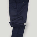 Appearance-An-Ivy-Hopsack-Trousers-Bukser-Pleat-Pants-Navy-Moerkeblaa-Blaa-Herre-Maend-Men-Krylfri-Uld-Wrinkle-Free