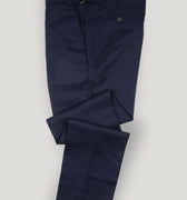 Appearance-An-Ivy-Hopsack-Trousers-Bukser-Pleat-Pants-Navy-Moerkeblaa-Blaa-Herre-Maend-Men-Krylfri-Uld-Wrinkle-Free