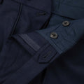 Appearance-An-Ivy-Hopsack-Trousers-Bukser-Pleat-Pants-Navy-Moerkeblaa-Blaa-Herre-Maend-Men-Krylfri-Uld-Wrinkle-Free