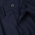 Appearance-An-Ivy-Hopsack-Trousers-Bukser-Pleat-Pants-Navy-Moerkeblaa-Blaa-Herre-Maend-Men-Krylfri-Uld-Wrinkle-Free