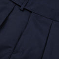 Appearance-An-Ivy-Hopsack-Trousers-Bukser-Pleat-Pants-Navy-Moerkeblaa-Blaa-Herre-Maend-Men-Krylfri-Uld-Wrinkle-Free