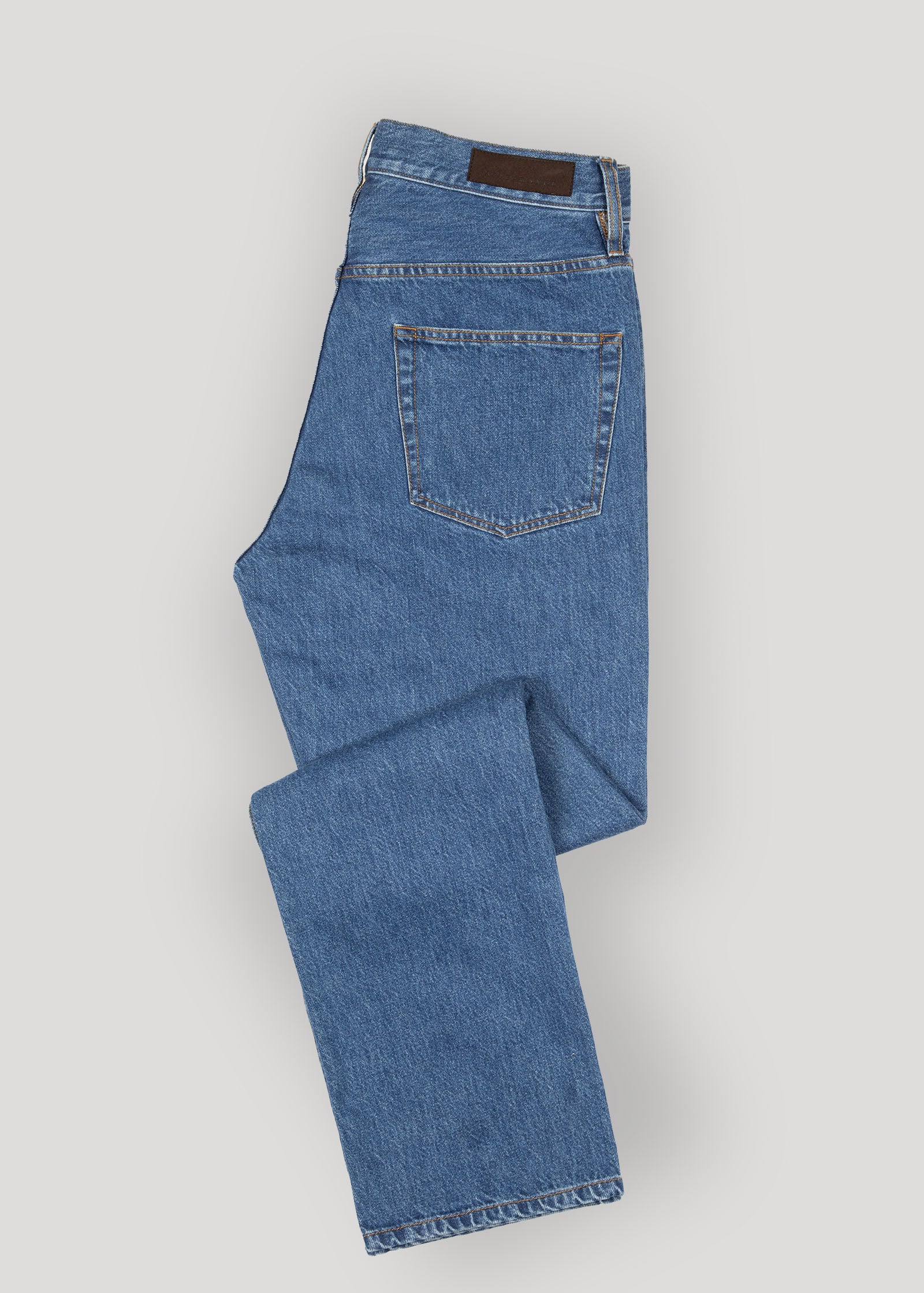 Jeans, Mid Blue, Regular Fit