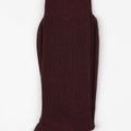 Appearance-An-Ivy-Merino-Ribbed-Socks-Sokker-Ribbede-Maend-Herre-Stroemper-Men-Bugundy-Moerke-Roed-Lilla-Uld-Wool-Jeans-Sorte-Loafers