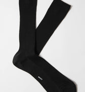 Appearance-An-Ivy-Merino-Ribbed-Socks-Sokker-Ribbede-Maend-Herre-Stroemper-Men-Sort-Black-Uld-Wool