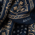 Appearance-An-Ivy-Navy-Flower-Artisan-Cube-Bandana-Scarf-Uld-Wool-Herre-Maend-Men-Moerke-Blaa