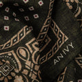 Appearance-An-Ivy-Olive-Green-Flower-Artisan-Cube-Bandana-Scarf-Uld-Wool-Herre-Maend-Men-Groen-Oliven