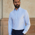 Appearance-An-Ivy-Oxford-Skjorte-Shirt-Herre-Herretoej-Toej-Maend-Men-Oekologisk-Organic-Blaa-Blue-Lyseblaa-Light