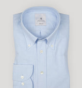 Appearance-An-Ivy-Oxford-Skjorte-Shirt-Herre-Herretoej-Toej-Maend-Men-Oekologisk-Organic-Blaa-Blue-Lyseblaa-Light-Business-Kontor-Casual