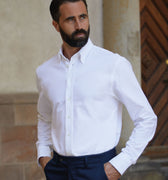 Appearance-An-Ivy-Oxford-Skjorte-Shirt-Pure-White-Hvid-Herre-Herretoej-Toej-Maend-Men-Oekologisk-Organic