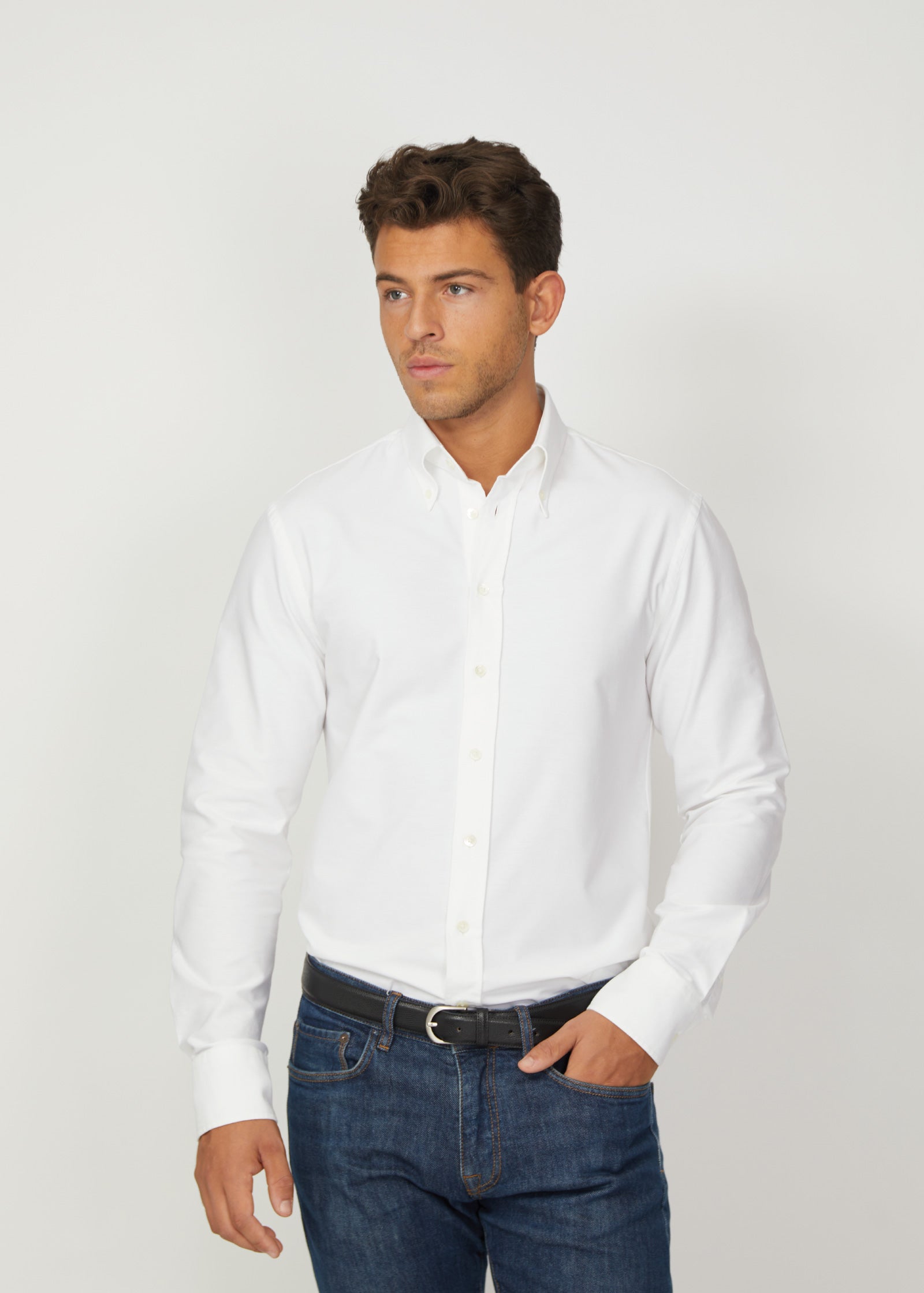 Appearance-skjorte-hvid-oxford-shirt-oxford-pure-white-herre