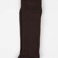 Appearance-An-Ivy-Ribbed-Socks-Red-Sokker-Ribbede-Brun-Brown-Bomuld-Maend-Herre-Stroemper
