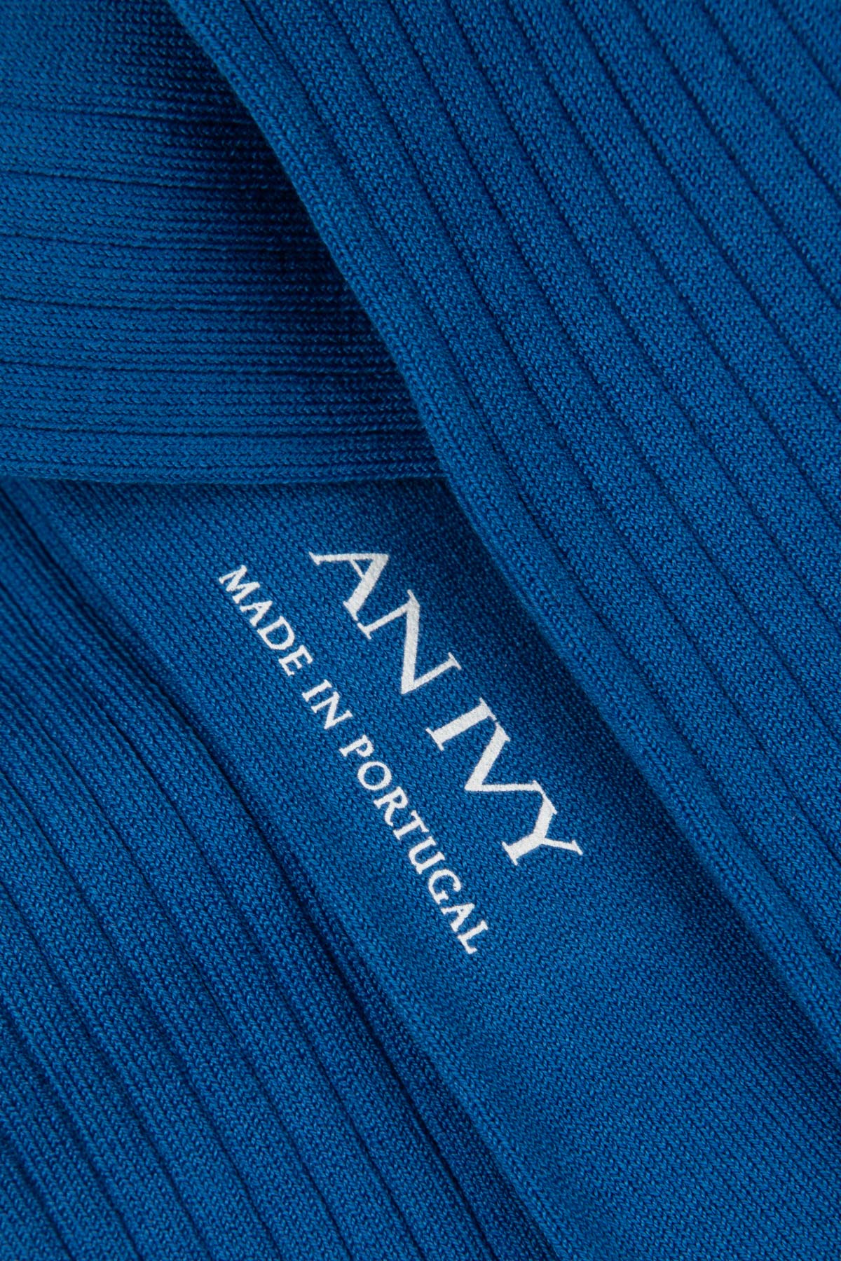 Appearance-An-Ivy-Ribbed-Socks-Cobalt-Blue-Blaa-Kobolt-Sokker-Ribbede-Bomuld-Maend-Herre-Stroemper