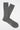 Light Grey Ribbed Cotton Socks