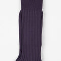 Appearance-An-Ivy-Ribbed-Socks-Purple-Sokker-Ribbede-Lilla-Bomuld-Maend-Herre-Stroemper
