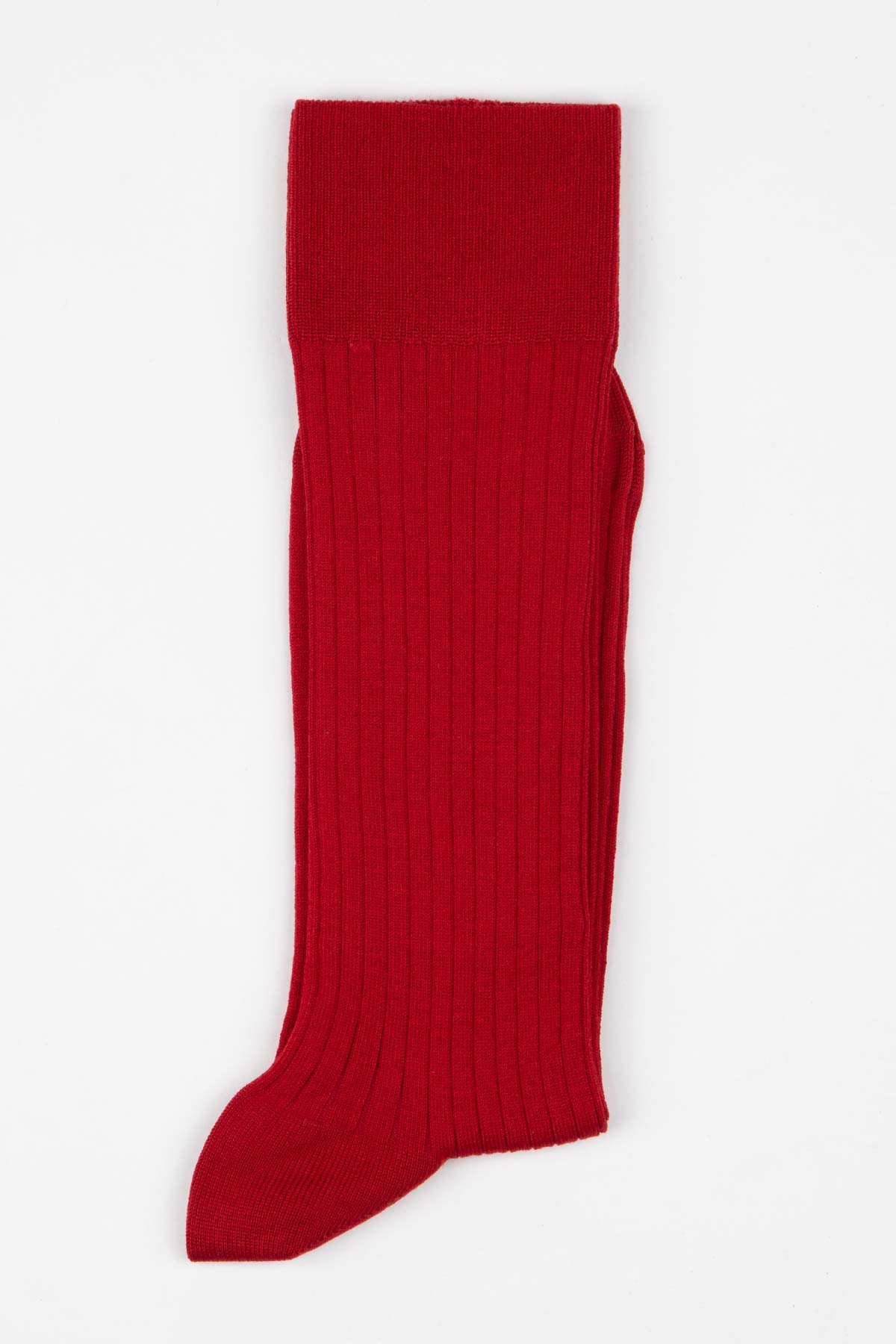 Appearance-An-Ivy-Ribbed-Socks-Red-Roed-Sokker-Ribbede-Bomuld-Maend-Herre-Stroemper
