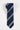 Appearance-An-Ivy-Slips-Tie-Navy-Shantung-Silk-Silke-Blaa-Moerkeblaa-Herre-Maend-Men-Herretoej-Stripes-Striber-Hvid-White