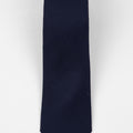 Appearance-An-Ivy-Slips-Tie-Navy-Wool-Uld-Silk-Silke-Blaa-Moerkeblaa-Herre-Maend-Men-Herretoej-Tekstur-Struktur-Structure-Texture