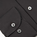 Appearance-An-Ivy-Twill-Dress-Skjorte-Shirt-Herre-Maend-Toej-Herretoej-Cutaway-Bomuld-Business-Black-Sort