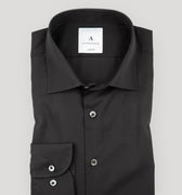 Appearance-An-Ivy-Twill-Dress-Skjorte-Shirt-Herre-Maend-Toej-Herretoej-Cutaway-Bomuld-Business-Black-Sort