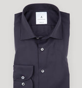 Appearance-An-Ivy-Twill-Dress-Skjorte-Shirt-Herre-Maend-Toej-Herretoej-Cutaway-Bomuld-Business-Navy-Blaa-Dark-Moerkeblaa-Blue-Marine