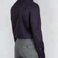Appearance-An-Ivy-Twill-Dress-Skjorte-Shirt-Herre-Maend-Toej-Herretoej-Cutaway-Bomuld-Business-Navy-Blaa-Dark-Moerkeblaa-Blue-Marine