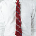 AN IVY Slips Red White Navy American Silk Tie