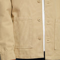 Appearance-canvas-jacket-jakke-overshirt-light-camel-sand-sommerjakke-casual-blazer-herre