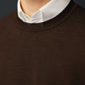 Appearance-merino-pullover-knit-strik-crew-espresso-brun-herre