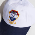 AN IVY Caps White Navy Emblem Club Cap