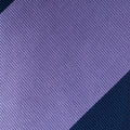 An ivy Slips Navy Purple Block Silk Tie