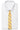 AN IVY Slips Yellow Blue Single Stripes Silk Tie