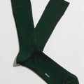 AN IVY Sokker Forest Green Ribbed Socks