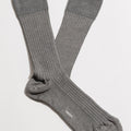 AN IVY Sokker Light Grey Ribbed Socks