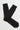 AN IVY Sokker Plain Black Socks