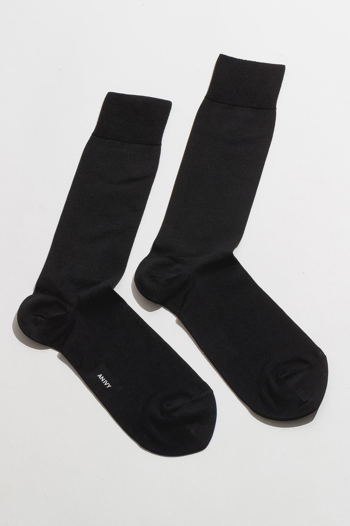 AN IVY Sokker Plain Black Socks